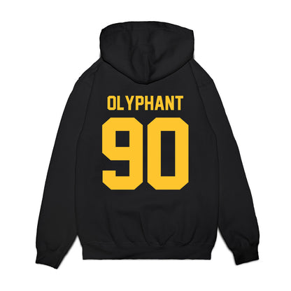 UC Berkeley - NCAA Football : Jack Olyphant - Vintage Helmet Premium Hooded Sweatshirt-1