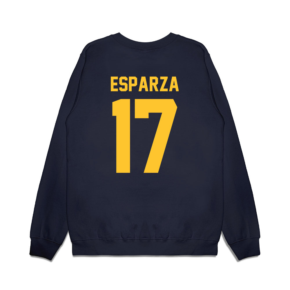 UC Berkeley - NCAA Football : Alonzo Esparza - Vintage Helmet Premium Crewneck Sweatshirt-1