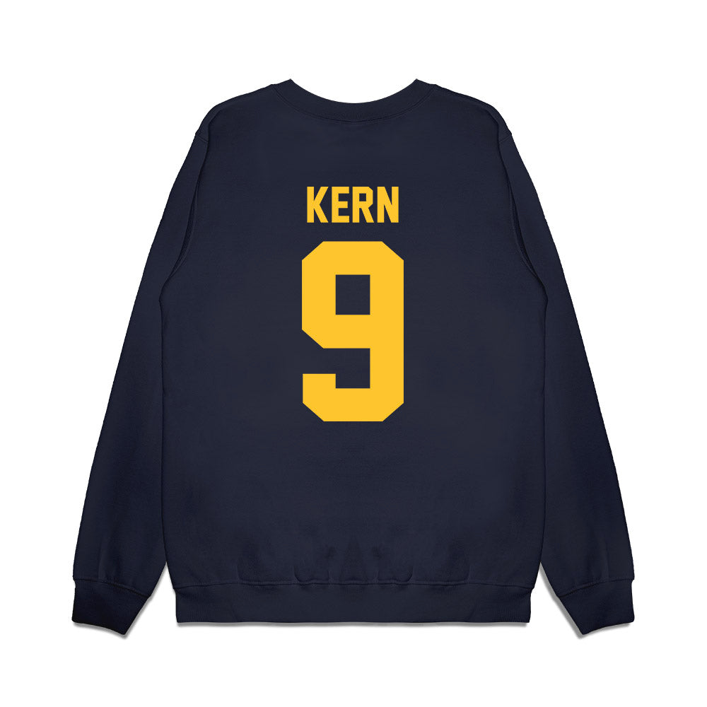 UC Berkeley - NCAA Football : Michael Kern - Vintage Helmet Premium Crewneck Sweatshirt-1
