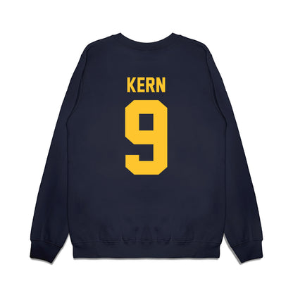 UC Berkeley - NCAA Football : Michael Kern - Vintage Helmet Premium Crewneck Sweatshirt-1