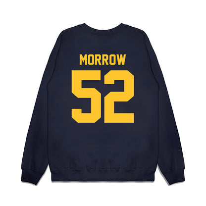 UC Berkeley - NCAA Football : Nick Morrow - Vintage Helmet Premium Crewneck Sweatshirt-1