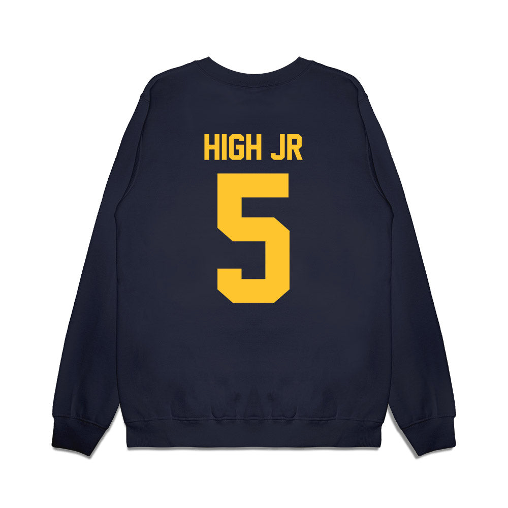 UC Berkeley - NCAA Football : Brandon High Jr - Vintage Helmet Premium Crewneck Sweatshirt-1