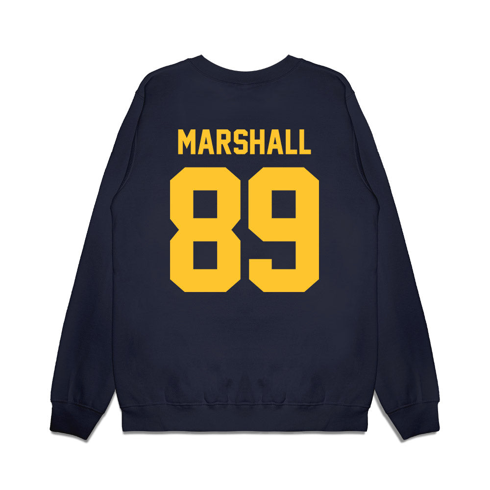 UC Berkeley - NCAA Football : Ben Marshall - Vintage Helmet Premium Crewneck Sweatshirt-1