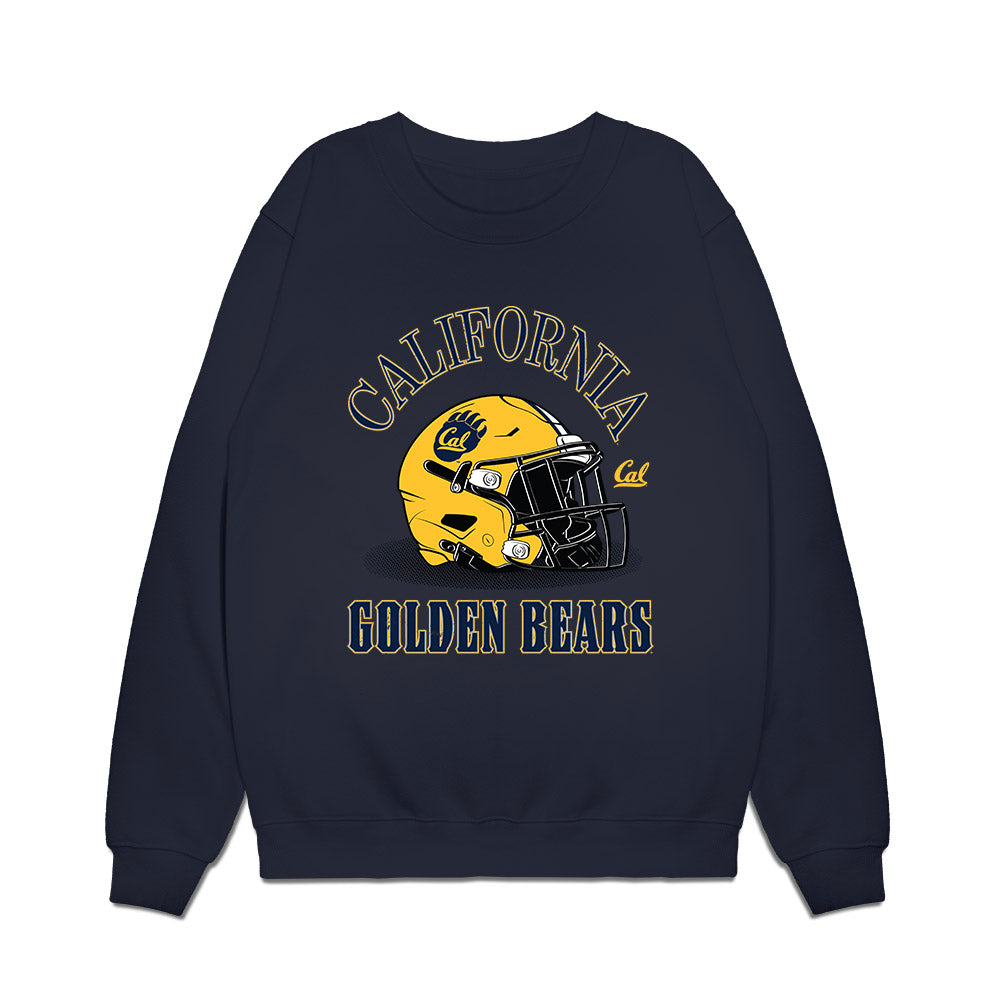 UC Berkeley - NCAA Football : Isaiah Crosby - Vintage Helmet Premium Crewneck Sweatshirt-0