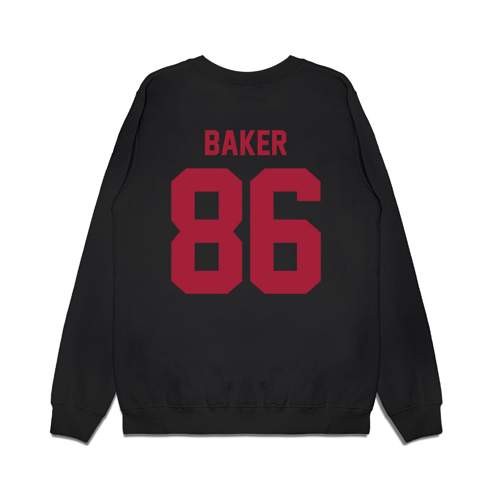 WSU - NCAA Football : Beau Baker - Vintage Helmet Premium Crewneck Sweatshirt-1