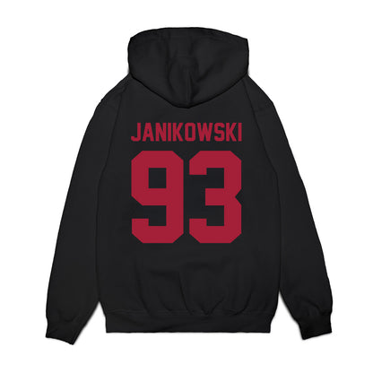 WSU - NCAA Football : Jack Janikowski - Vintage Helmet Premium Hooded Sweatshirt-1