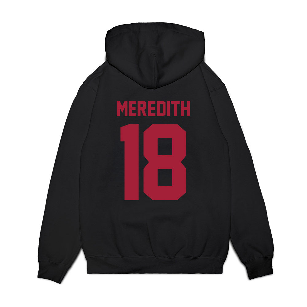 WSU - NCAA Football : Joshua Meredith - Vintage Helmet Premium Hooded Sweatshirt-1