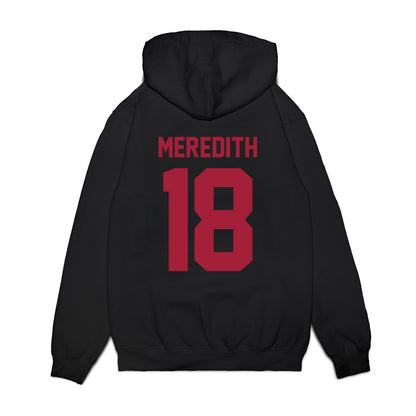 WSU - NCAA Football : Joshua Meredith - Vintage Helmet Premium Hooded Sweatshirt-1