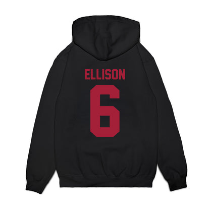 WSU - NCAA Football : Devin Ellison - Vintage Helmet Premium Hooded Sweatshirt-1