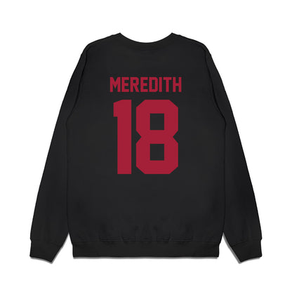 WSU - NCAA Football : Joshua Meredith - Vintage Helmet Premium Crewneck Sweatshirt-1