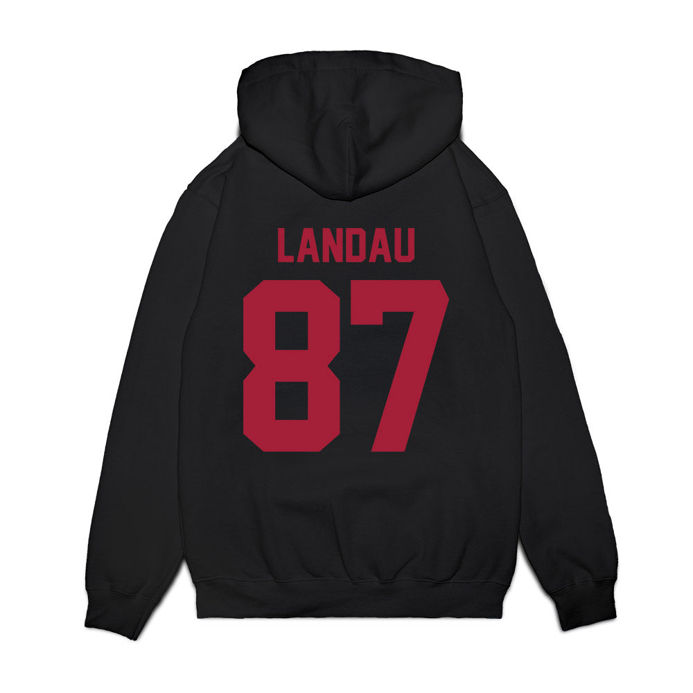 WSU - NCAA Football : Cash Landau - Vintage Helmet Premium Hooded Sweatshirt-1