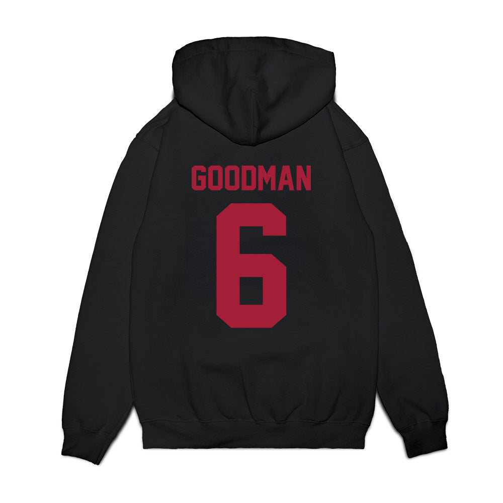 WSU - NCAA Football : Duhron Goodman - Vintage Helmet Premium Hooded Sweatshirt-1