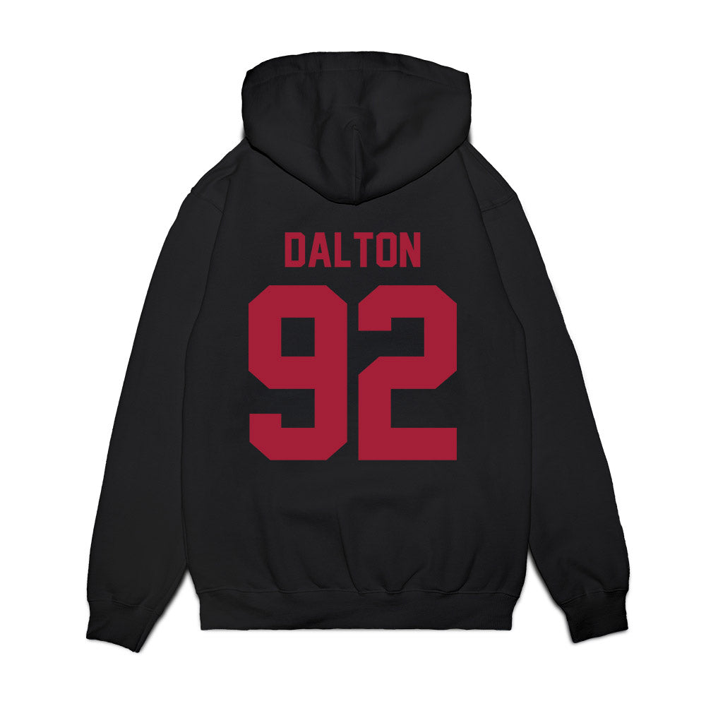 WSU - NCAA Football : Darrion Dalton - Vintage Helmet Premium Hooded Sweatshirt-1