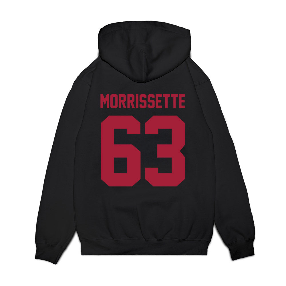 WSU - NCAA Football : Barry Morrissette - Vintage Helmet Premium Hooded Sweatshirt-1
