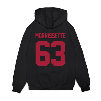 WSU - NCAA Football : Barry Morrissette - Vintage Helmet Premium Hooded Sweatshirt-1