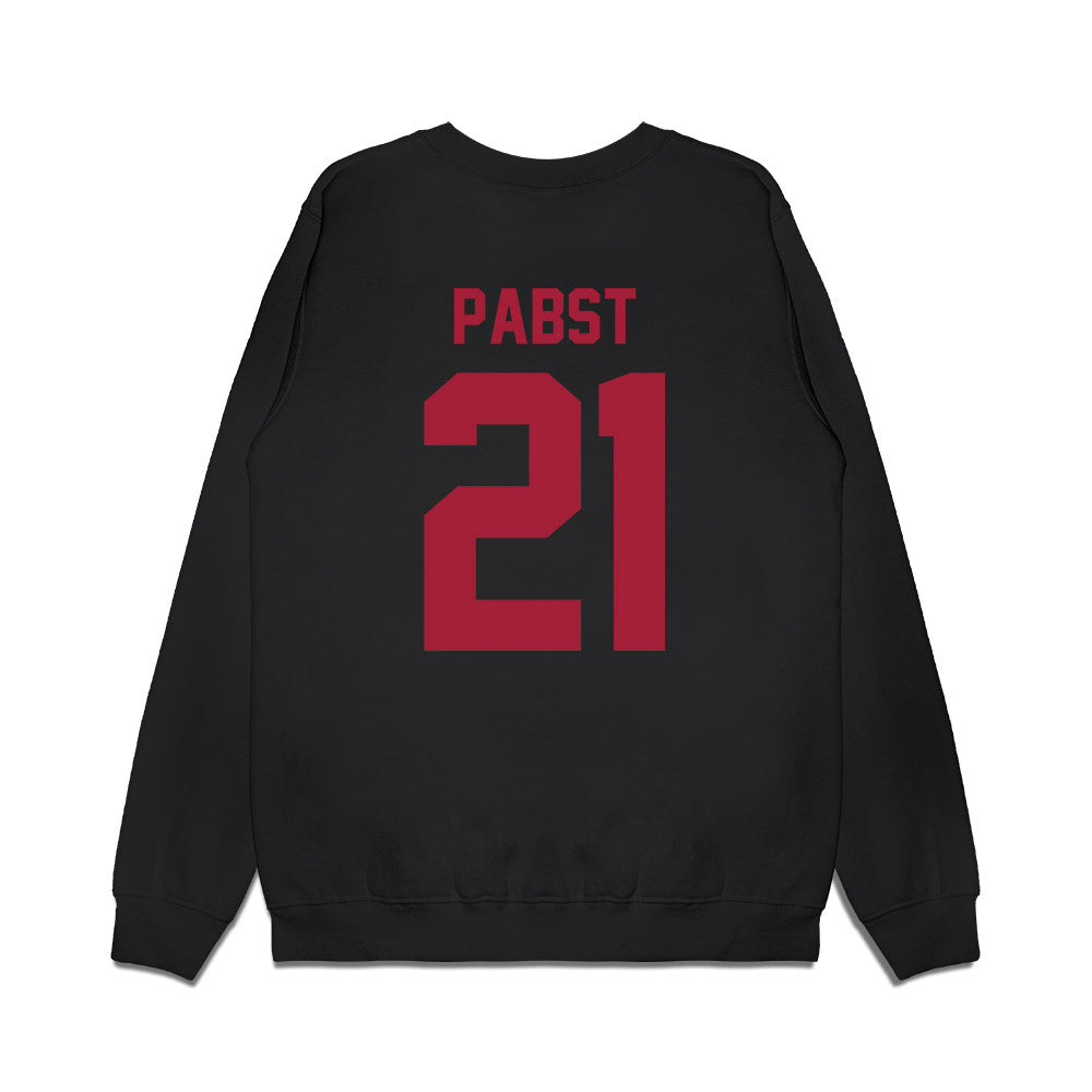 WSU - NCAA Football : Carter Pabst - Vintage Helmet Premium Crewneck Sweatshirt-1