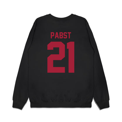 WSU - NCAA Football : Carter Pabst - Vintage Helmet Premium Crewneck Sweatshirt-1