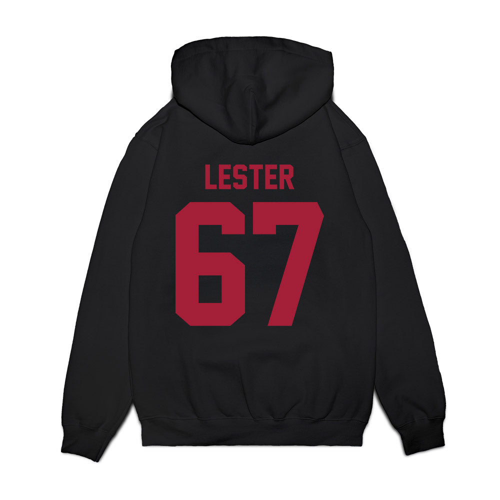 WSU - NCAA Football : Jonny Lester - Vintage Helmet Premium Hooded Sweatshirt-1