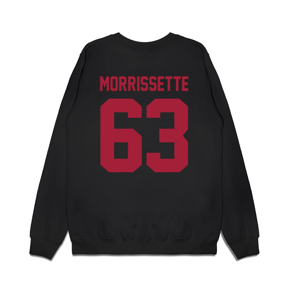 WSU - NCAA Football : Barry Morrissette - Vintage Helmet Premium Crewneck Sweatshirt-1