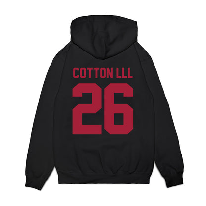 WSU - NCAA Football : Tyrone Cotton lll - Vintage Helmet Premium Hooded Sweatshirt-1