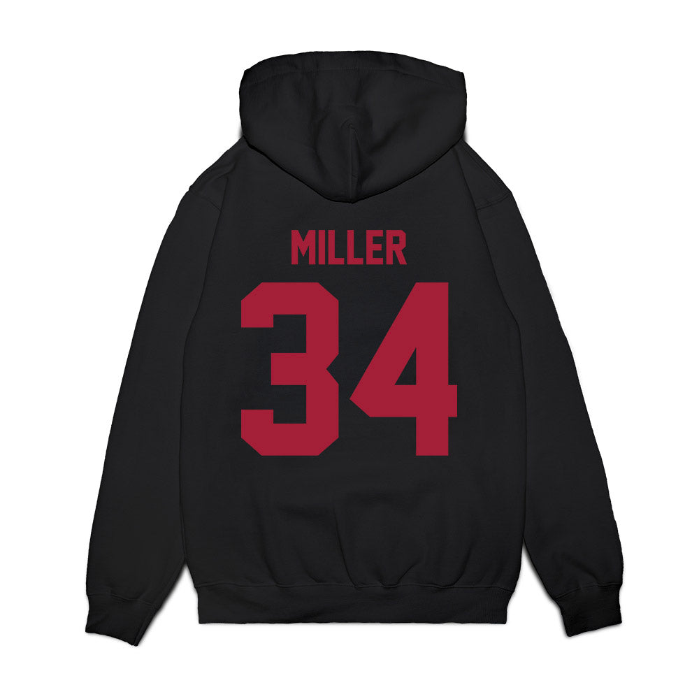 WSU - NCAA Football : Sir Brody Miller - Vintage Helmet Premium Hooded Sweatshirt-1