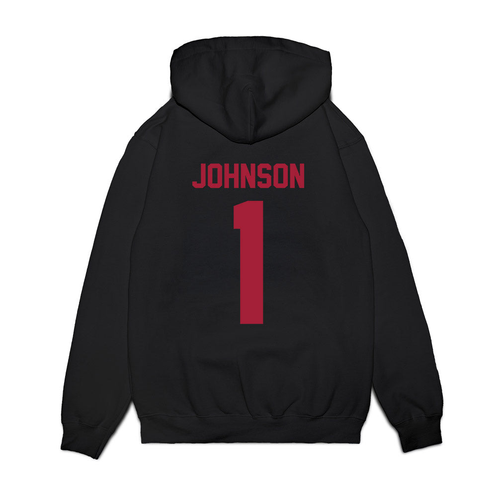 WSU - NCAA Football : Angel Johnson - Vintage Helmet Premium Hooded Sweatshirt-1