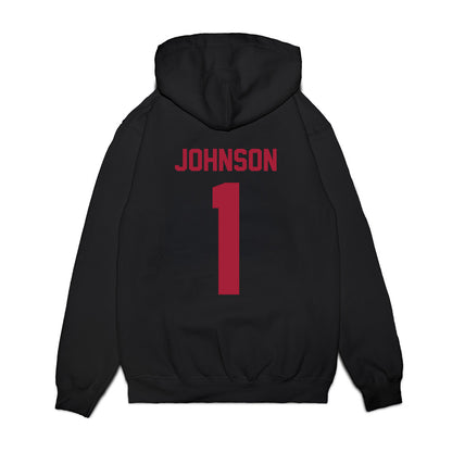 WSU - NCAA Football : Angel Johnson - Vintage Helmet Premium Hooded Sweatshirt-1