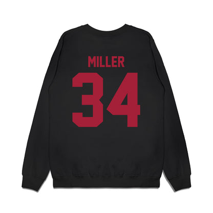 WSU - NCAA Football : Sir Brody Miller - Vintage Helmet Premium Crewneck Sweatshirt-1