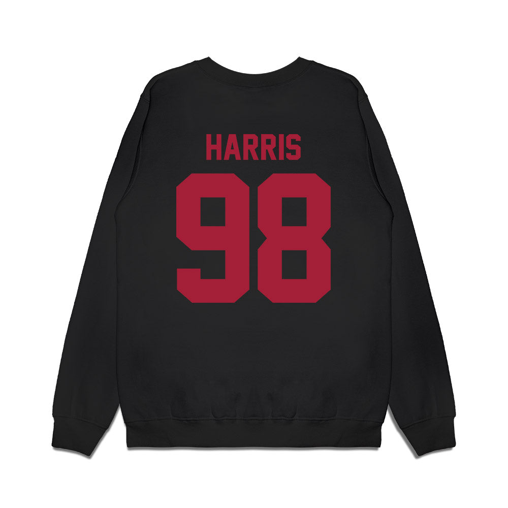 WSU - NCAA Football : Ryan Harris - Vintage Helmet Premium Crewneck Sweatshirt-1