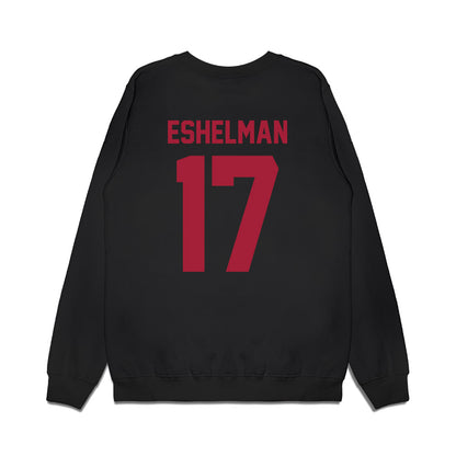 WSU - NCAA Football : Owen Eshelman - Vintage Helmet Premium Crewneck Sweatshirt-1