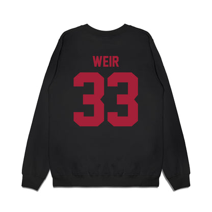 WSU - NCAA Football : Cameron Weir - Vintage Helmet Premium Crewneck Sweatshirt-1