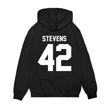Virginia Tech - NCAA Football : Aycen Stevens - Vintage Helmet Premium Hooded Sweatshirt-1