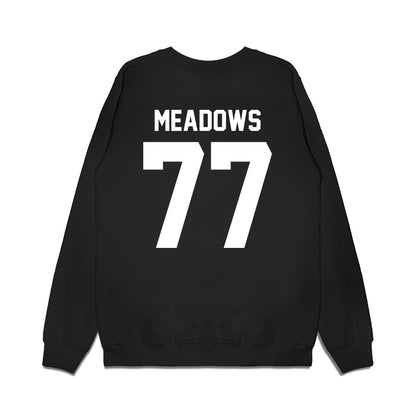 Virginia Tech - NCAA Football : Brody Meadows - Vintage Helmet Premium Crewneck Sweatshirt-1