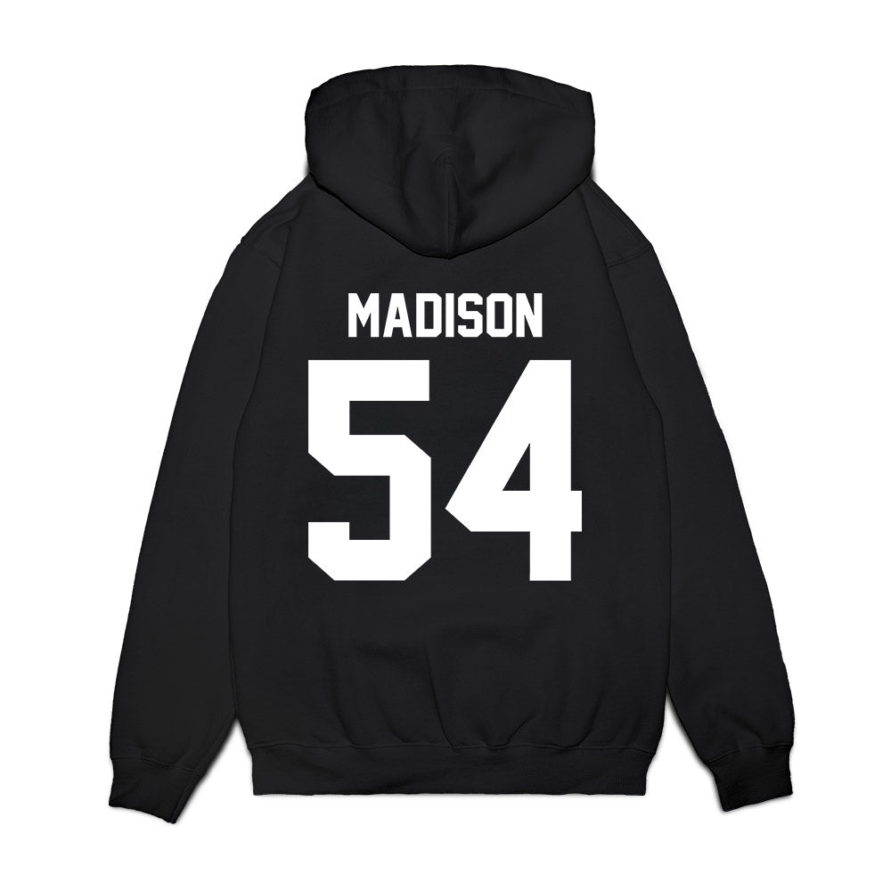 Virginia Tech - NCAA Football : Malachi Madison - Vintage Helmet Premium Hooded Sweatshirt-1