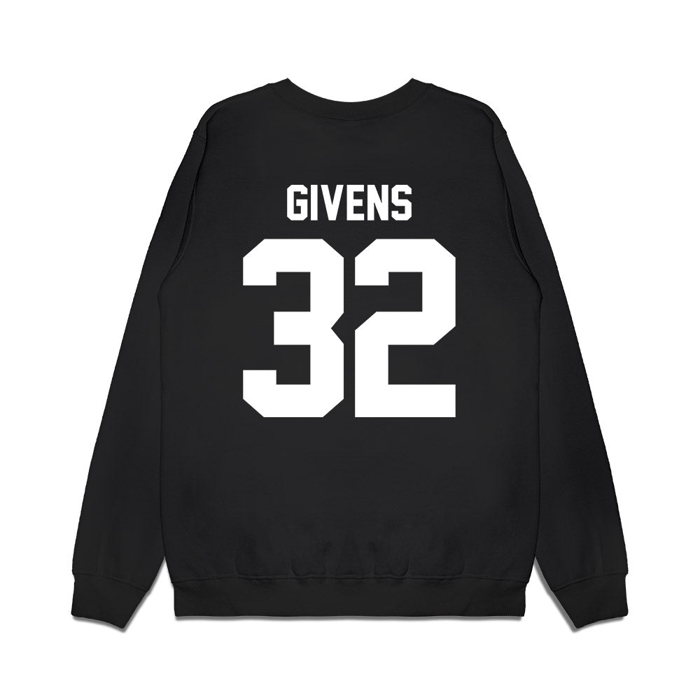 Virginia Tech - NCAA Football : Gunner Givens - Vintage Helmet Premium Crewneck Sweatshirt-1