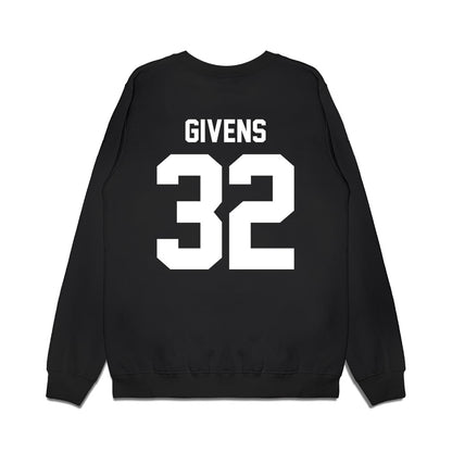 Virginia Tech - NCAA Football : Gunner Givens - Vintage Helmet Premium Crewneck Sweatshirt-1