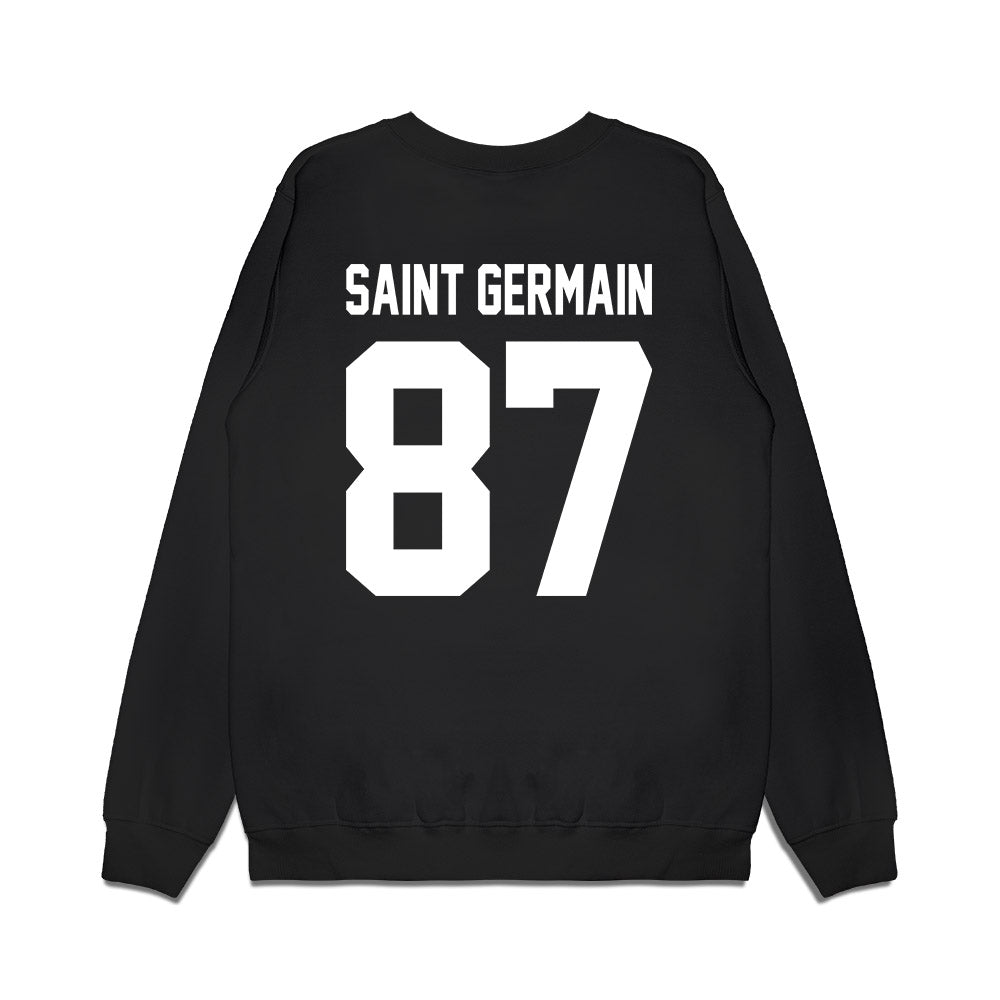 Virginia Tech - NCAA Football : Harrison Saint Germain - Vintage Helmet Premium Crewneck Sweatshirt-1