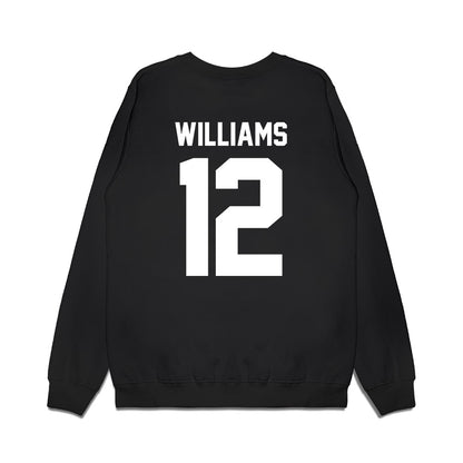 Virginia Tech - NCAA Football : Gabe Williams - Vintage Helmet Premium Crewneck Sweatshirt-1