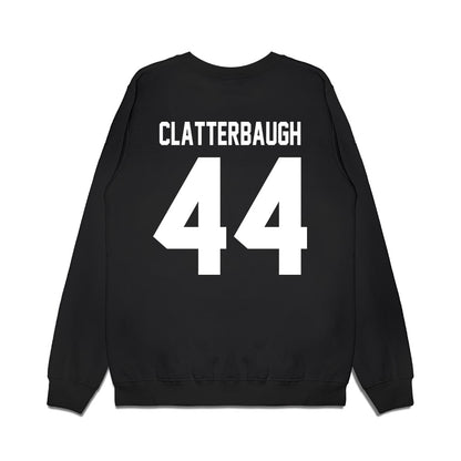 Virginia Tech - NCAA Football : Brett Clatterbaugh - Vintage Helmet Premium Crewneck Sweatshirt-1