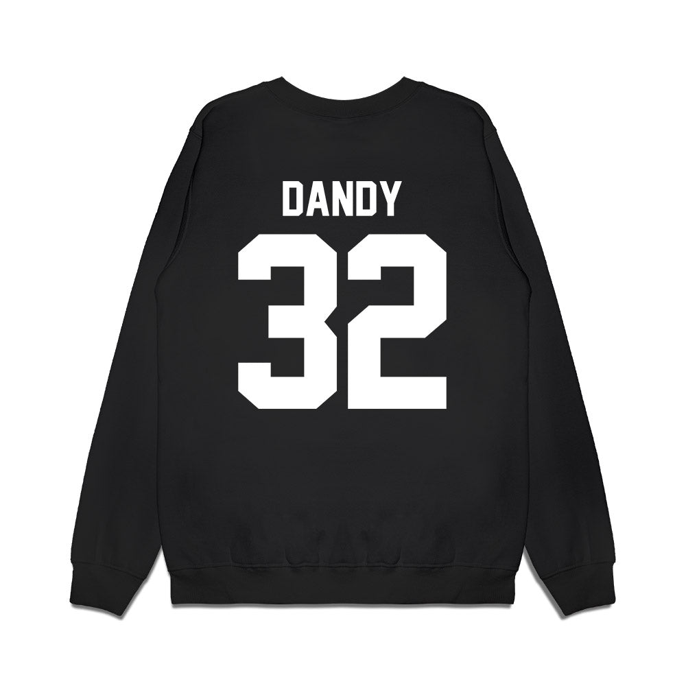 Virginia Tech - NCAA Football : Deric Dandy - Vintage Helmet Premium Crewneck Sweatshirt-1