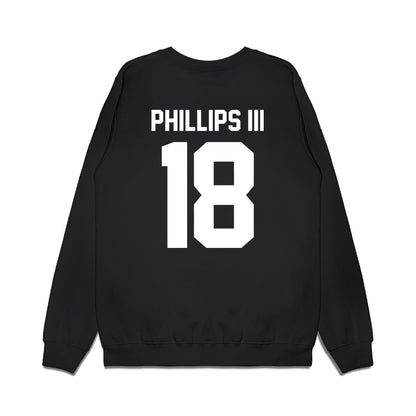 Virginia Tech - NCAA Football : Mose Phillips III - Vintage Helmet Premium Crewneck Sweatshirt-1