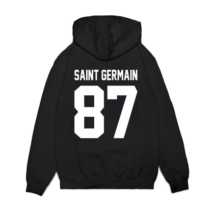 Virginia Tech - NCAA Football : Harrison Saint Germain - Vintage Helmet Premium Hooded Sweatshirt-1