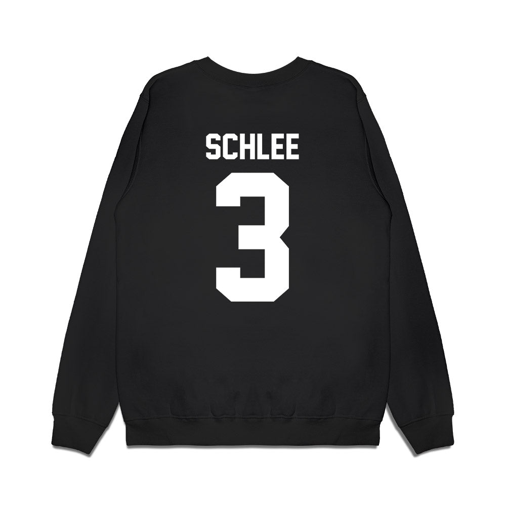 Virginia Tech - NCAA Football : Collin Schlee - Vintage Helmet Premium Crewneck Sweatshirt-1