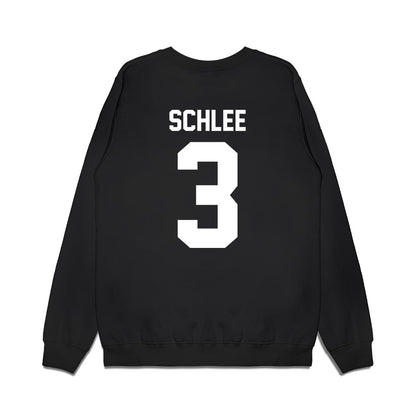 Virginia Tech - NCAA Football : Collin Schlee - Vintage Helmet Premium Crewneck Sweatshirt-1