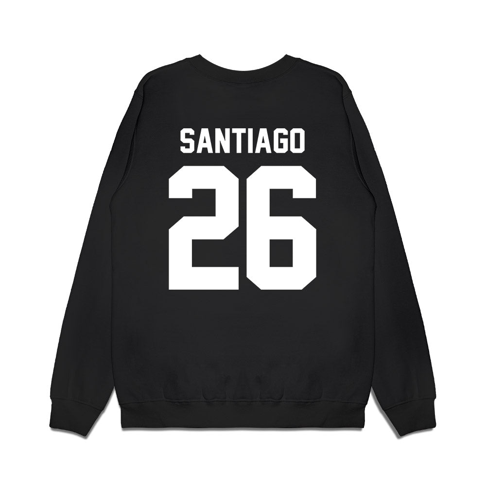 Virginia Tech - NCAA Football : Antwone Santiago - Vintage Helmet Premium Crewneck Sweatshirt-1