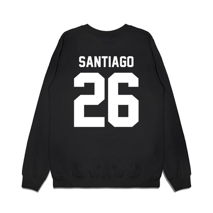 Virginia Tech - NCAA Football : Antwone Santiago - Vintage Helmet Premium Crewneck Sweatshirt-1