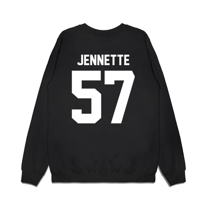Virginia Tech - NCAA Football : James Jennette - Vintage Helmet Premium Crewneck Sweatshirt-1