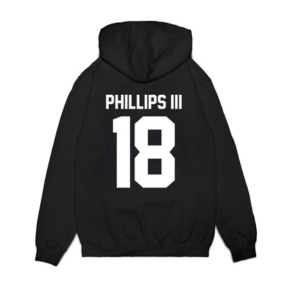 Virginia Tech - NCAA Football : Mose Phillips III - Vintage Helmet Premium Hooded Sweatshirt-1
