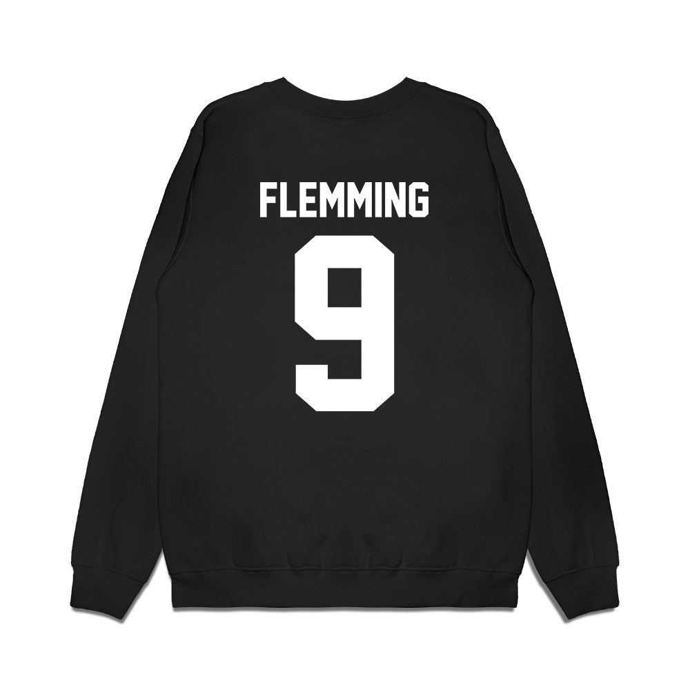 Virginia Tech - NCAA Football : Cam Flemming - Vintage Helmet Premium Crewneck Sweatshirt-1