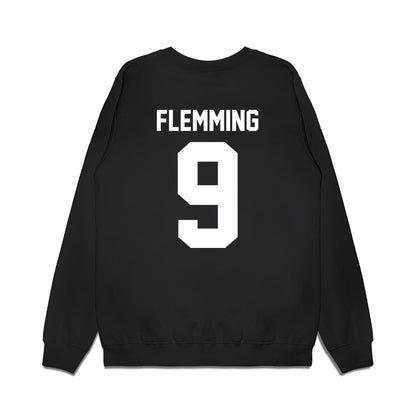 Virginia Tech - NCAA Football : Cam Flemming - Vintage Helmet Premium Crewneck Sweatshirt-1